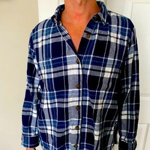 J. Crew relaxed fit flannel